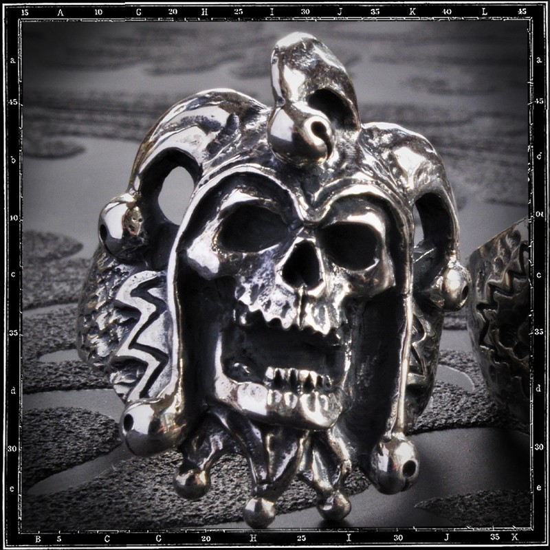 JOKER SKULL RING