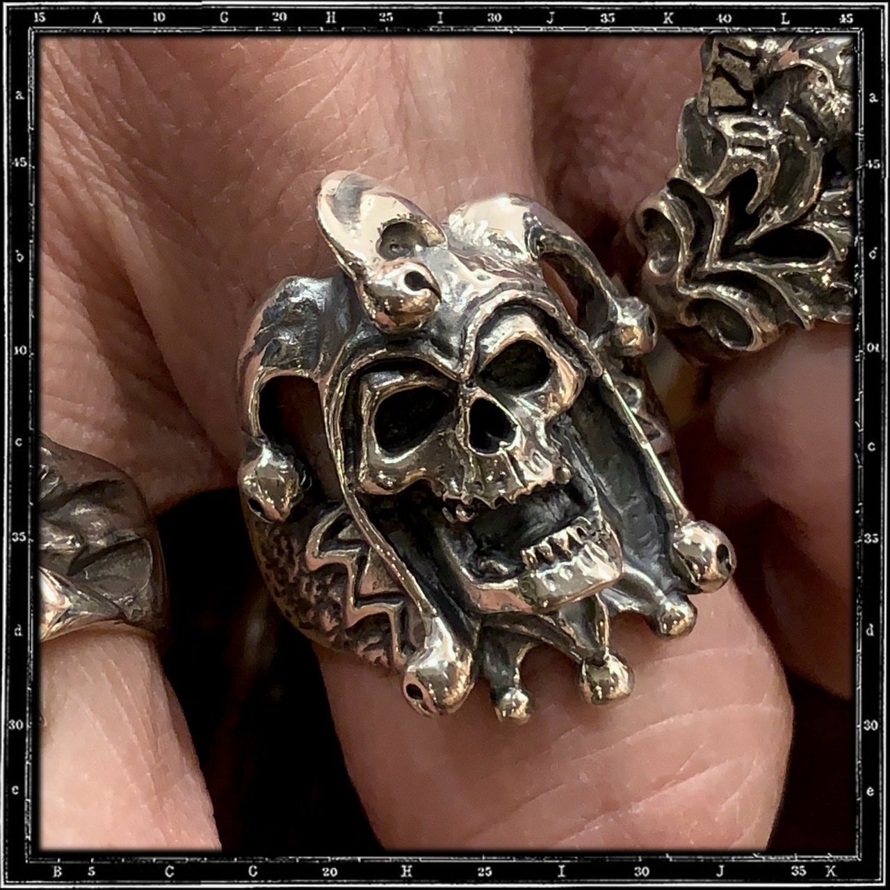 JOKER SKULL RING