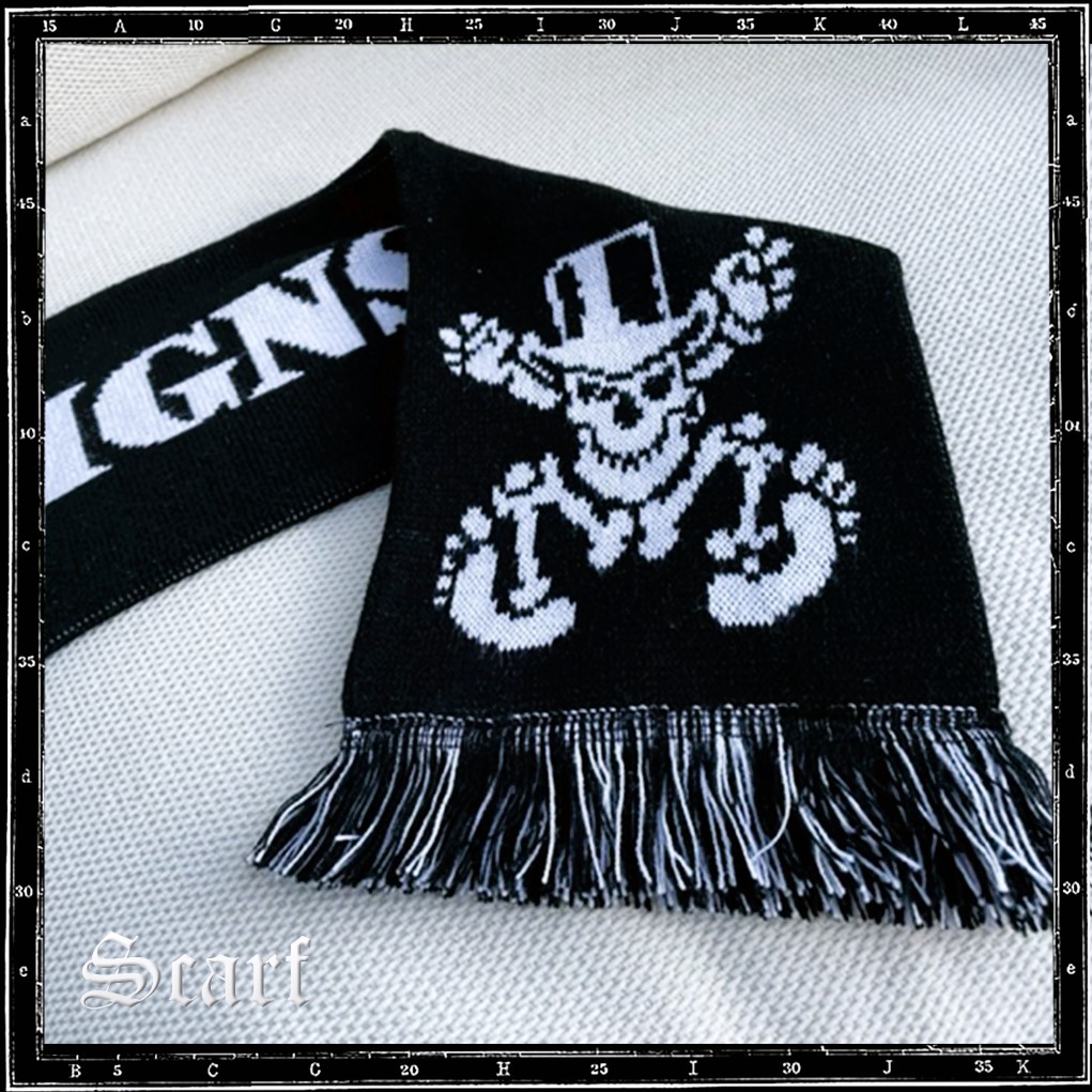 CRAZY PIG BLACK SCARF