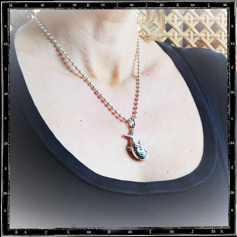 CARTOON SHARK PENDANT