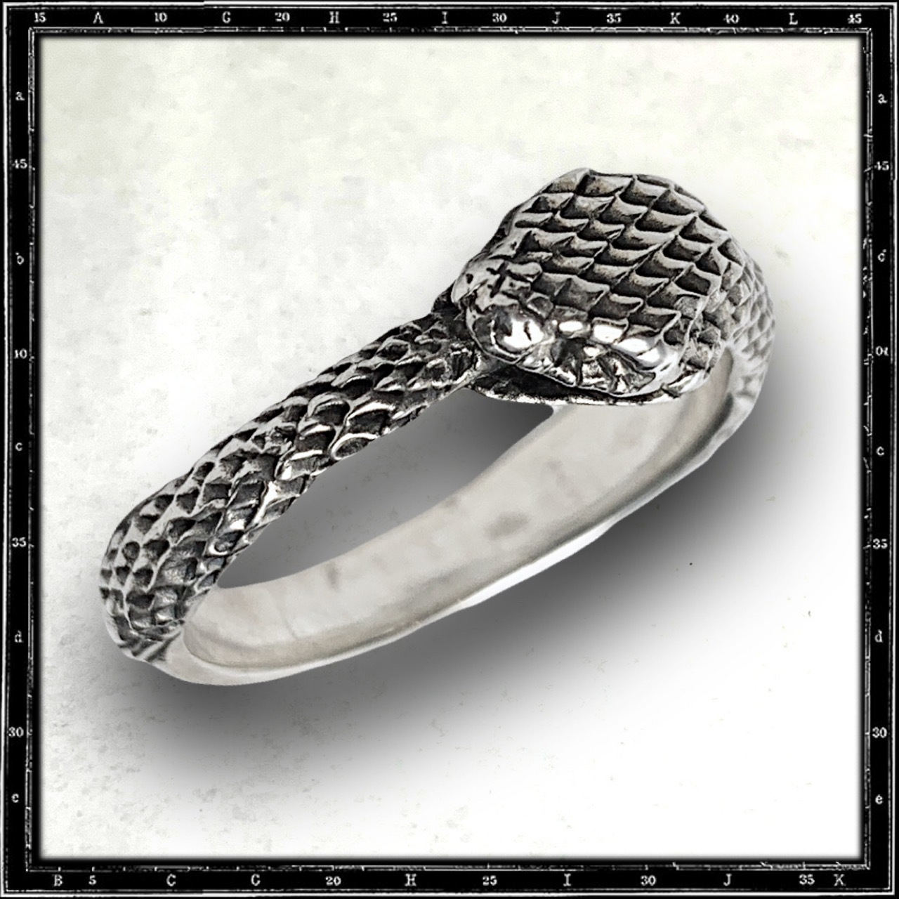 SNAKE BITING TAIL - OUROBOROS RING