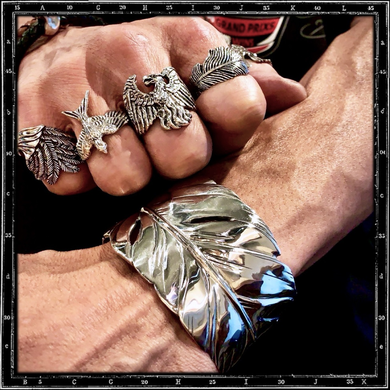 FEATHER BANGLE BRACELET