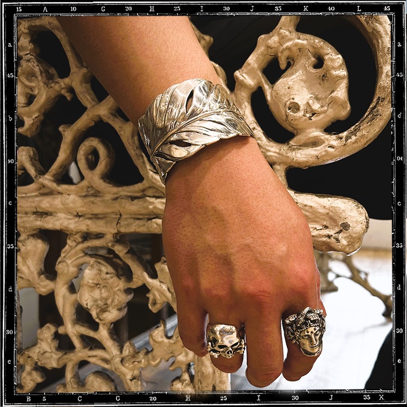 FEATHER BANGLE BRACELET