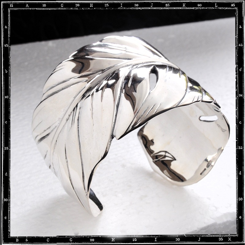 FEATHER BANGLE BRACELET