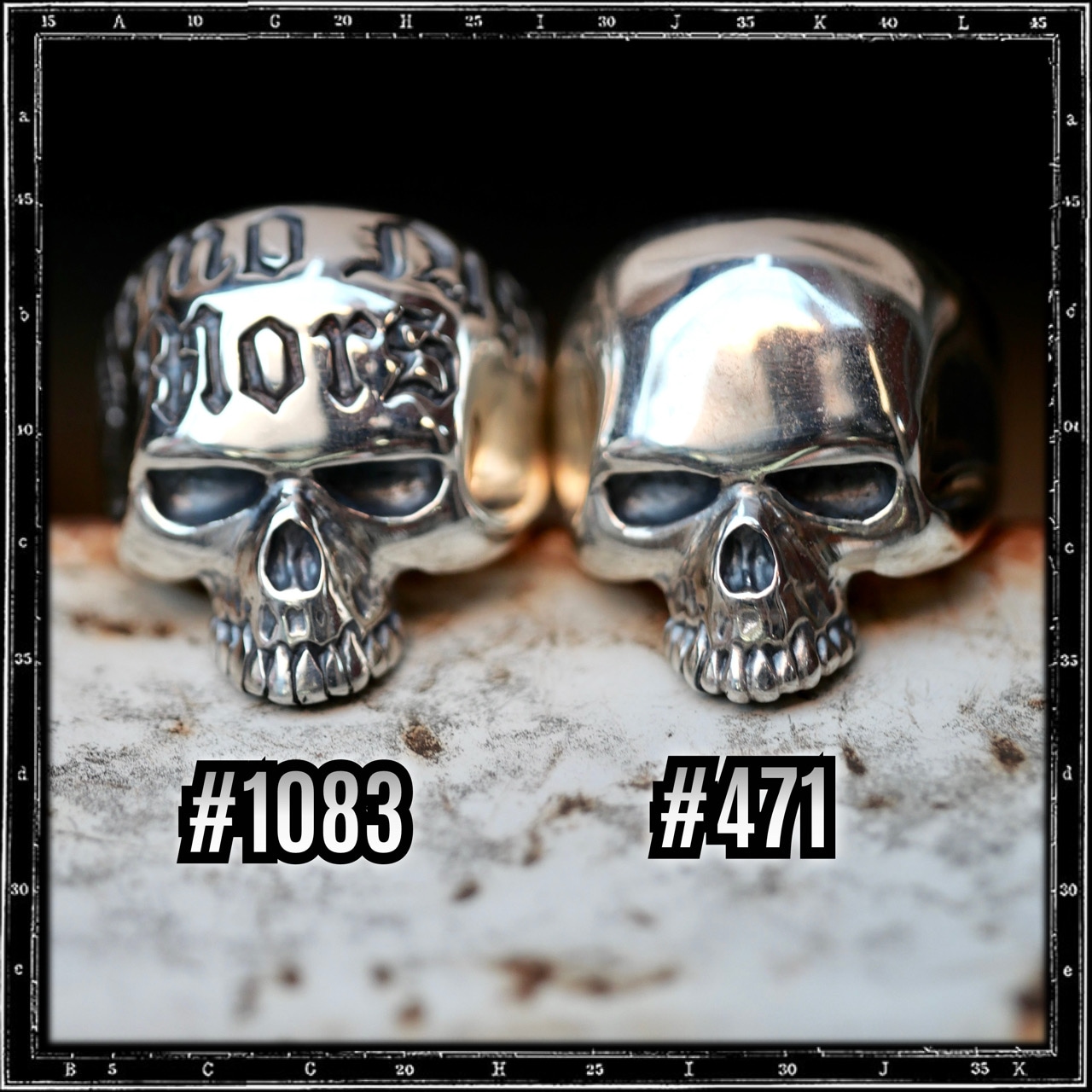 EVIL SKULL RING - SMALL | クレイジーピッグ公式オンラインストア