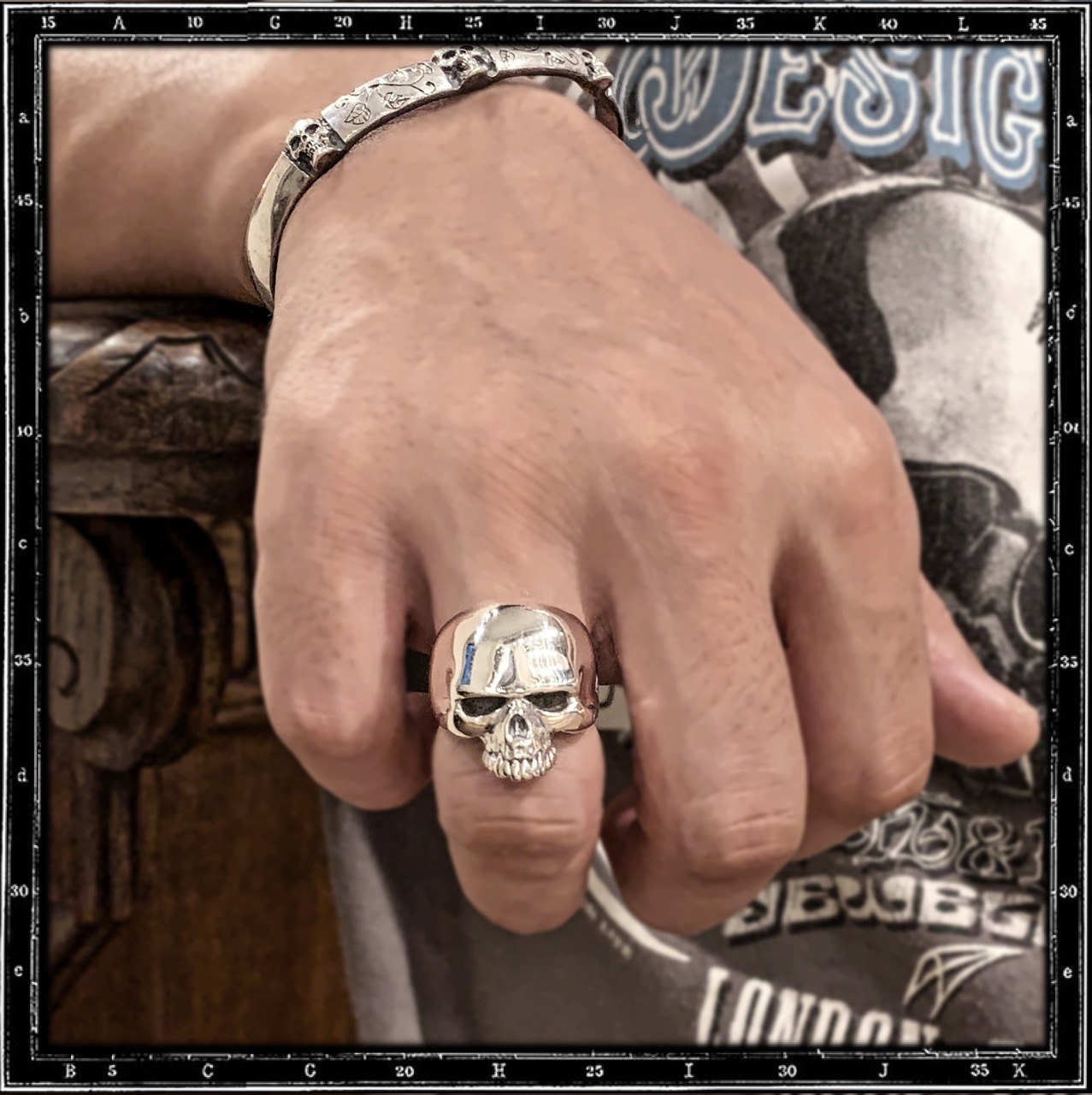 EVIL SKULL RING - SMALL