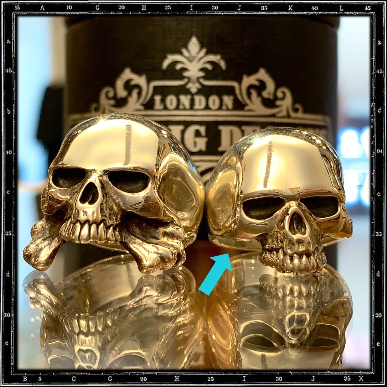 EVIL SKULL RING - SMALL