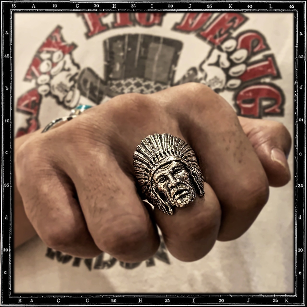INDIAN CHIEF RING