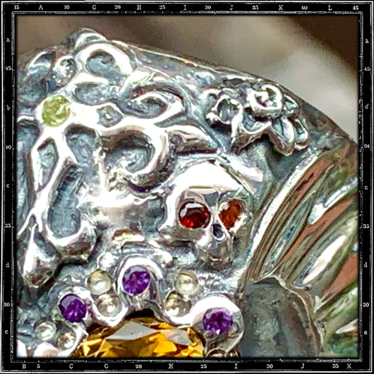 CUSTOM EL MUERTO MEXICAN SKULL RING