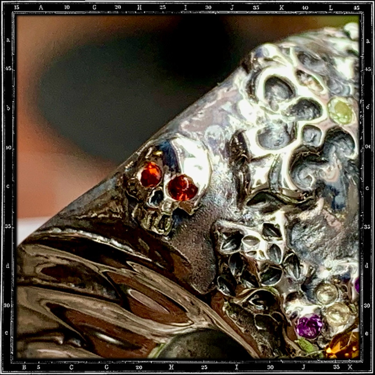 CUSTOM EL MUERTO MEXICAN SKULL RING