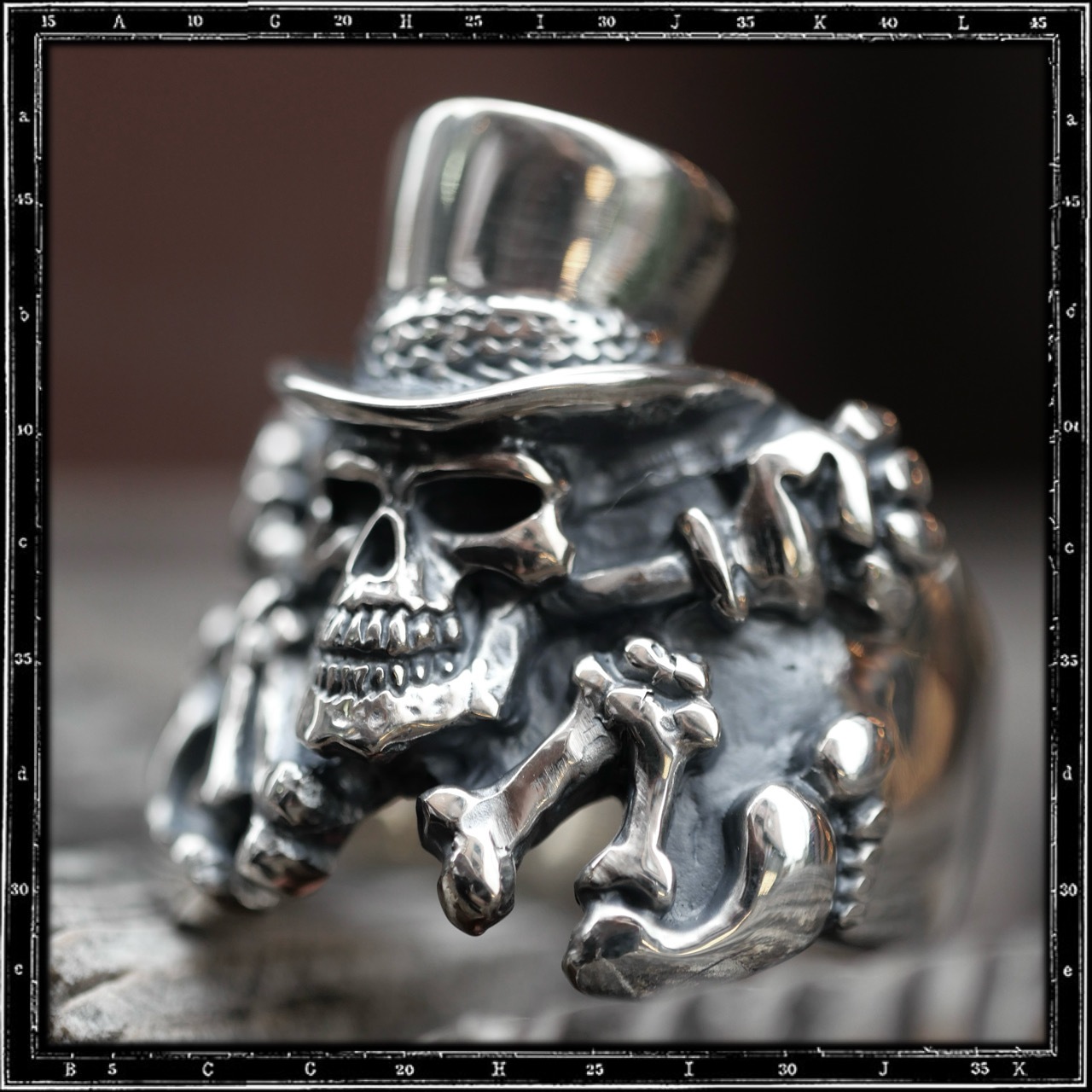 CRAZY PIG MASCOT SKULL RING