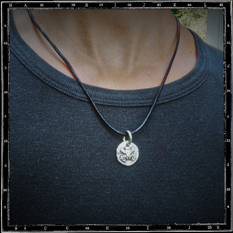 CRAZY PIG GOMEZ COIN PENDANT