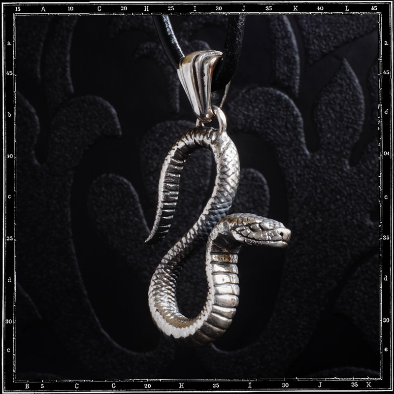 S SNAKE PENDANT - SMALL