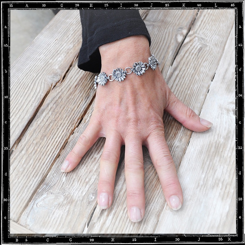 SUNFLOWER LINK BRACELET