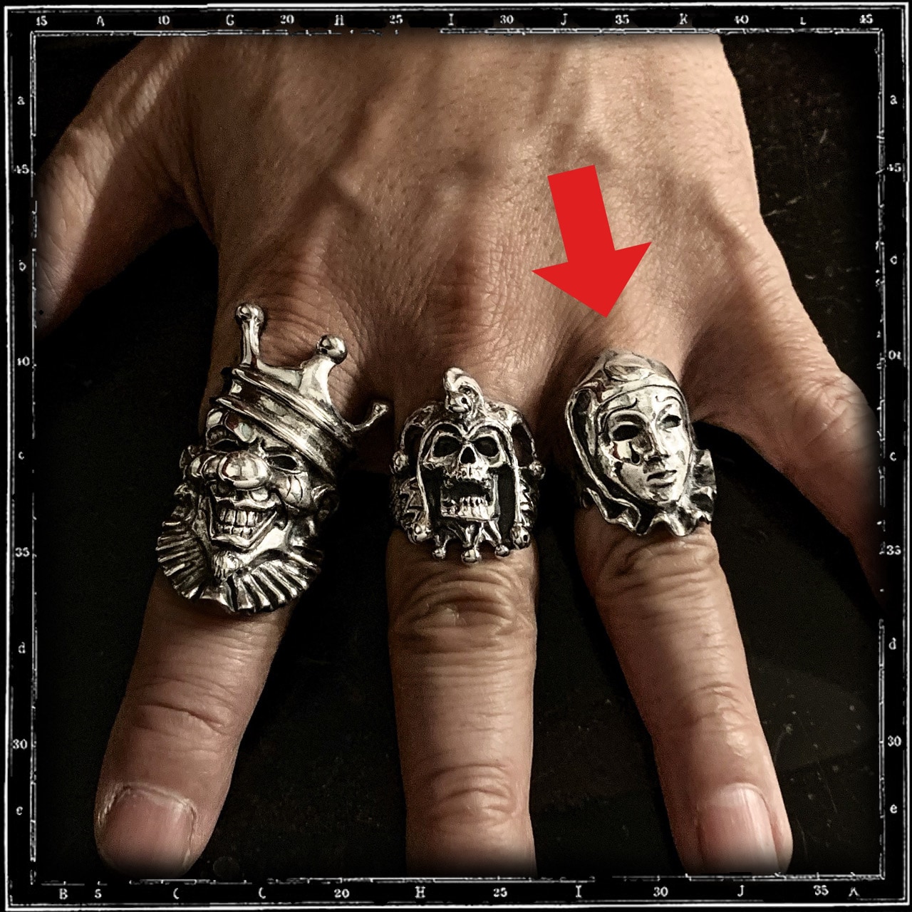 クレイジーピッグ フェイスハガー リング CLAZYPIG クレイジーピッグ CRAZY PIG DESIGNS フェイスハガーリング The