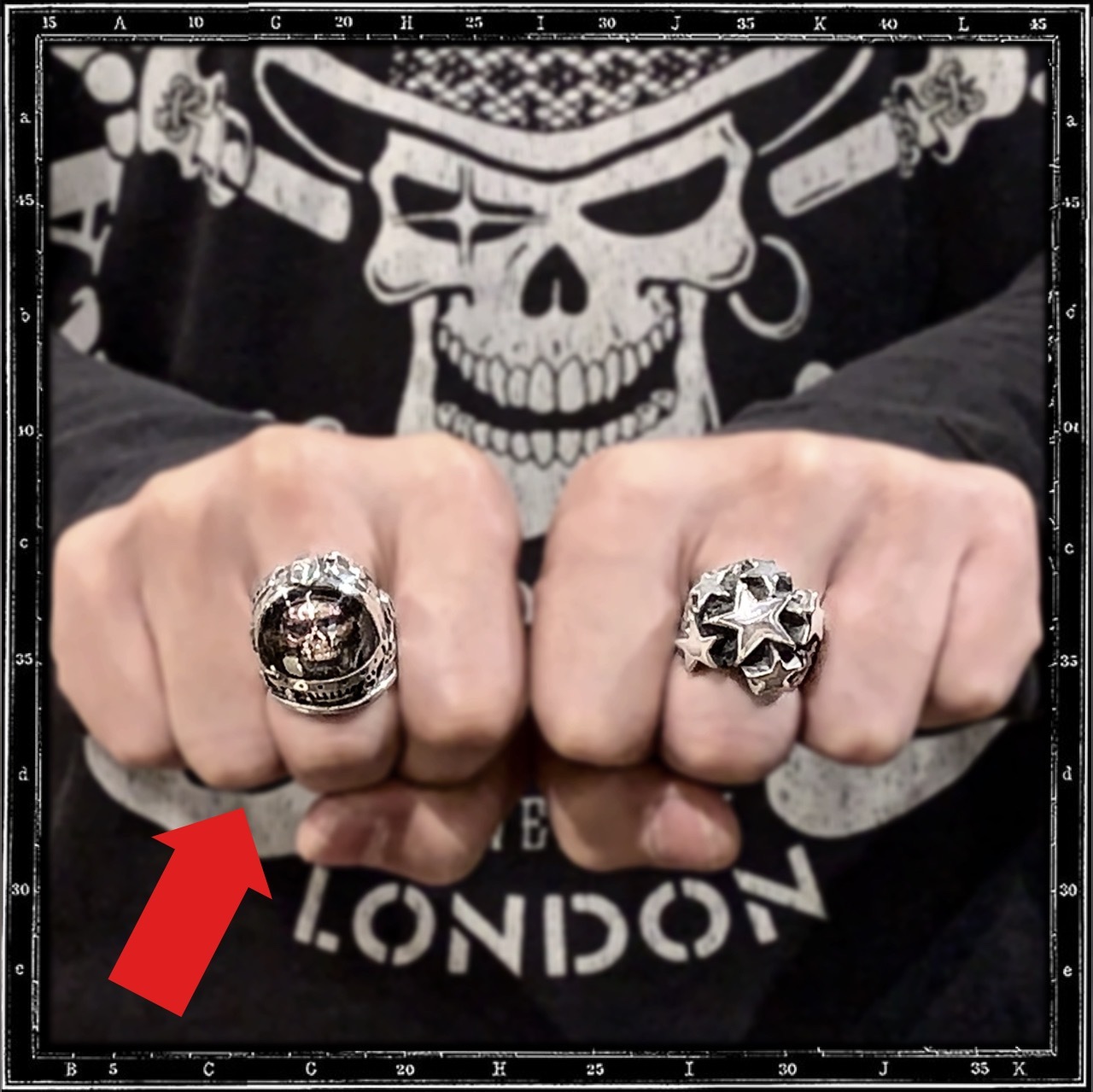 MAJOR TOM SKULL RING