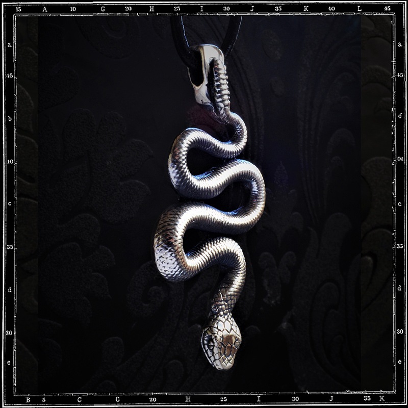 LARGE SNAKE PENDANT