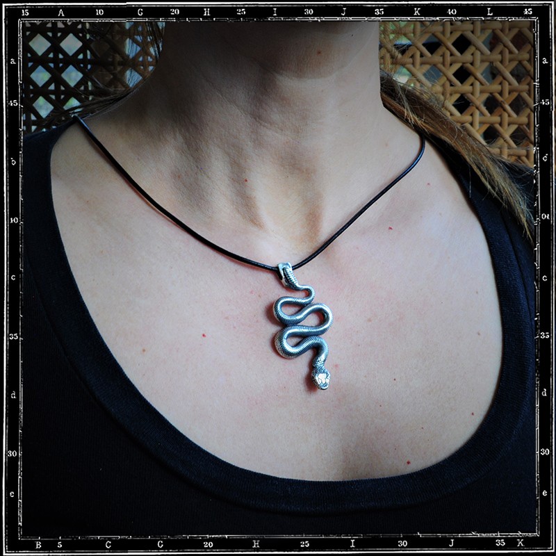 LARGE SNAKE PENDANT