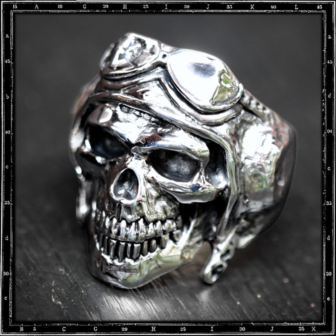 DEATH FROM ABOVE SKULL RING
