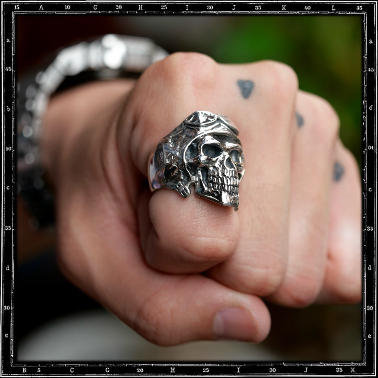 DEATH FROM ABOVE SKULL RING