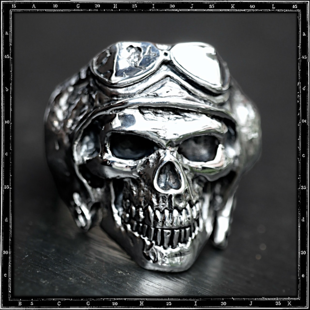 DEATH FROM ABOVE SKULL RING