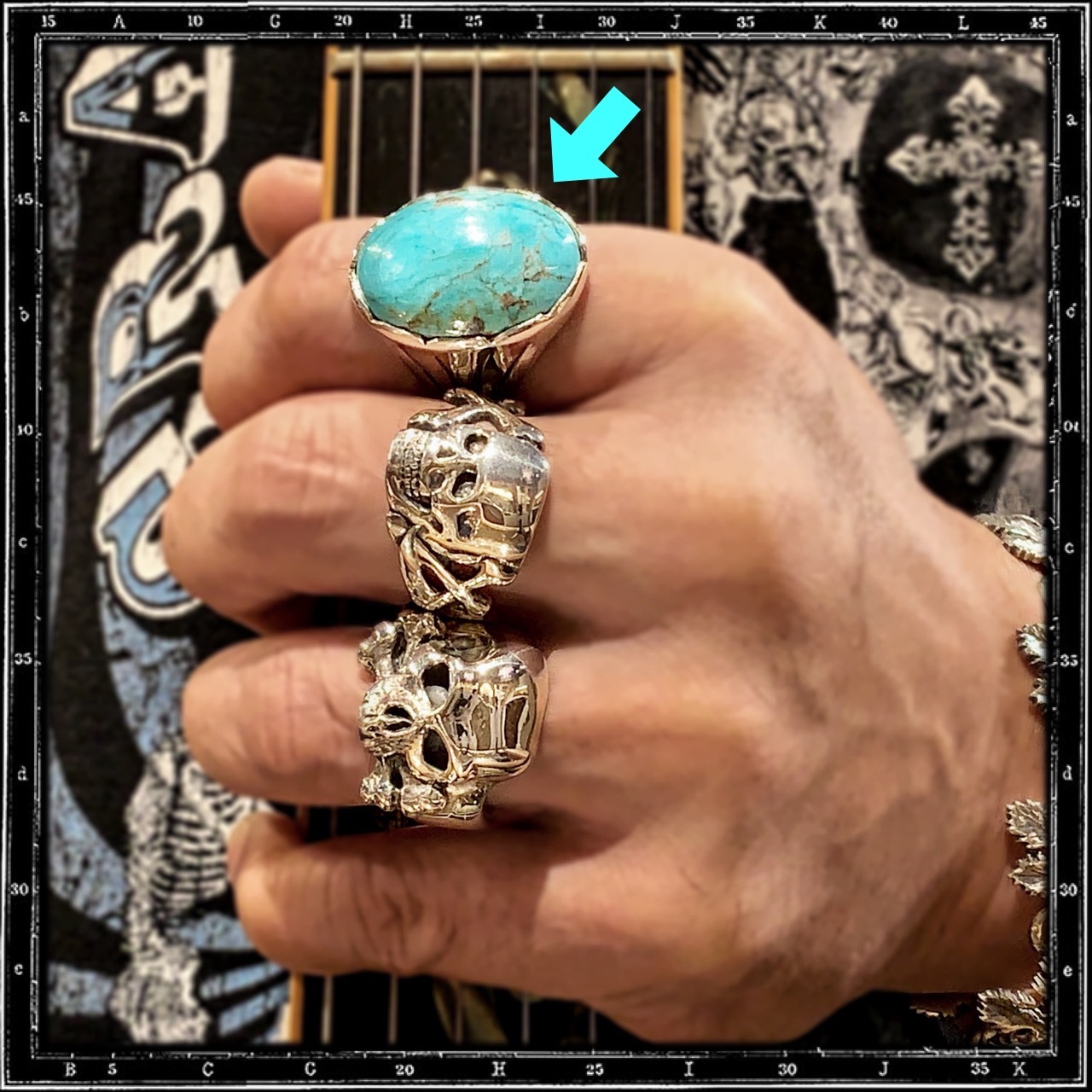 WOODSTOCK STONE RING