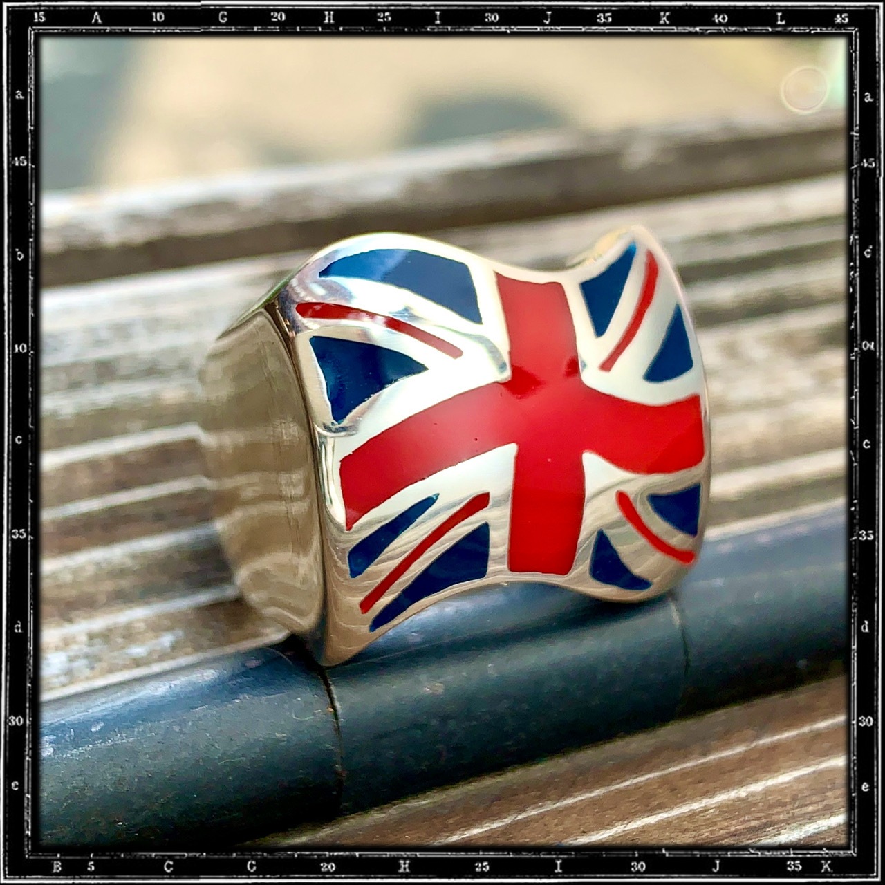 UNION JACK RING - RED & BLUE