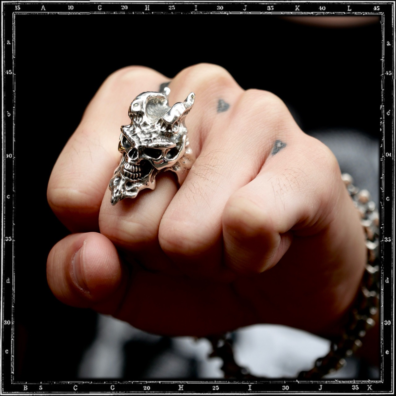 DEMON SKULL RING