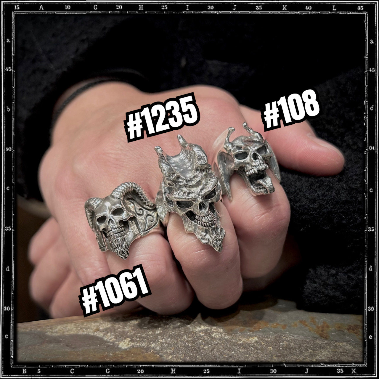 DEMON SKULL RING