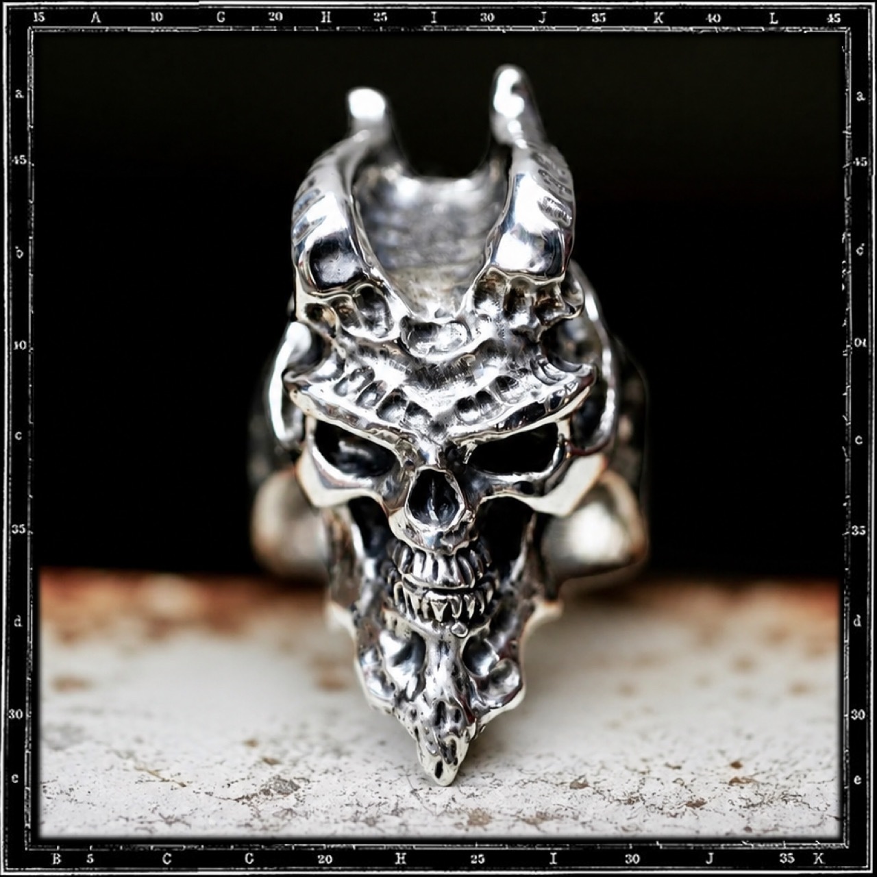 DEMON SKULL RING