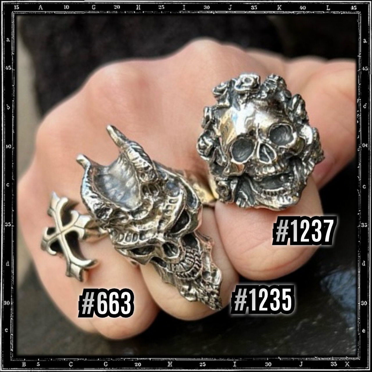 DEMON SKULL RING