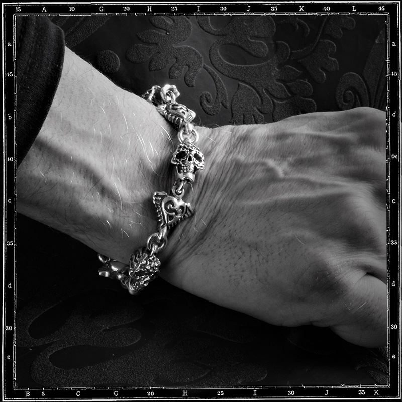 MARIACHI MEXICAN SKULL BRACELET