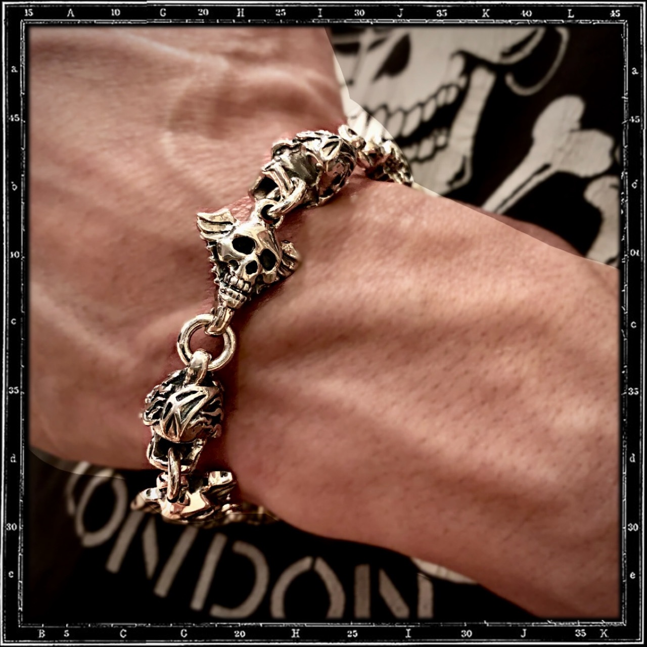MARIACHI MEXICAN SKULL BRACELET