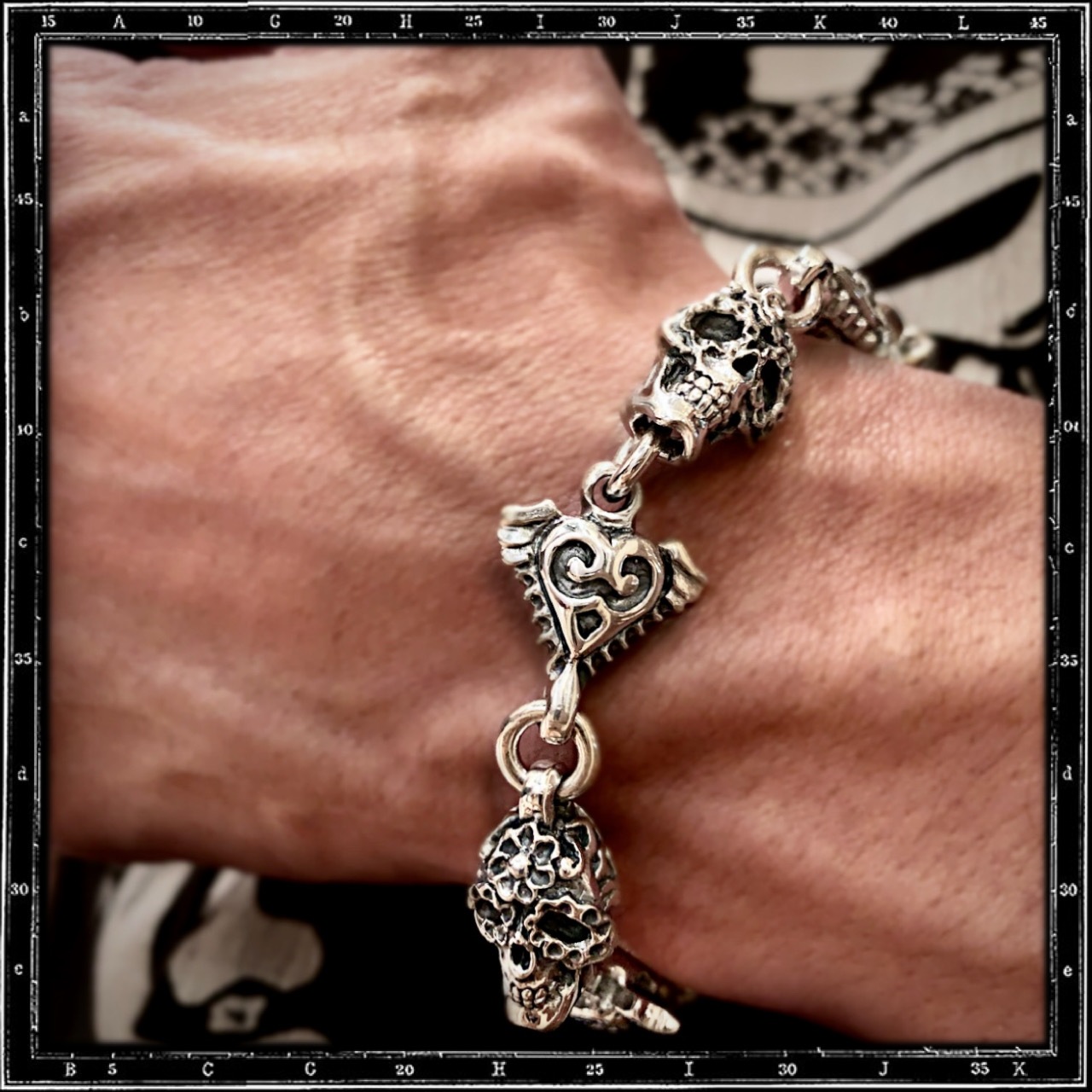 MARIACHI MEXICAN SKULL BRACELET