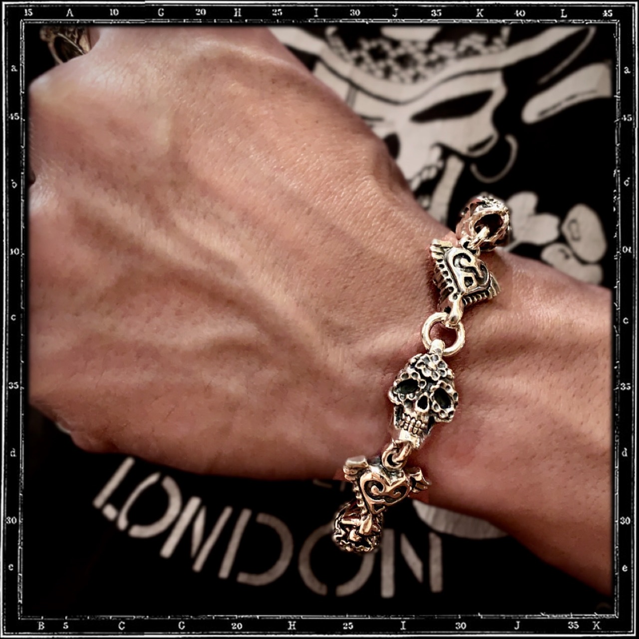 MARIACHI MEXICAN SKULL BRACELET