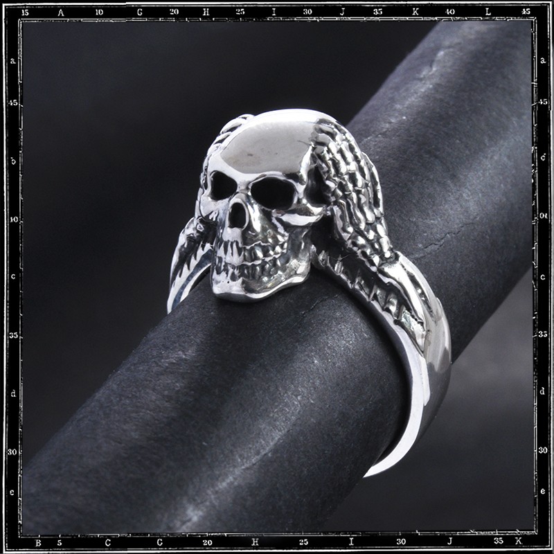 KAMIKAZE SKULL RING