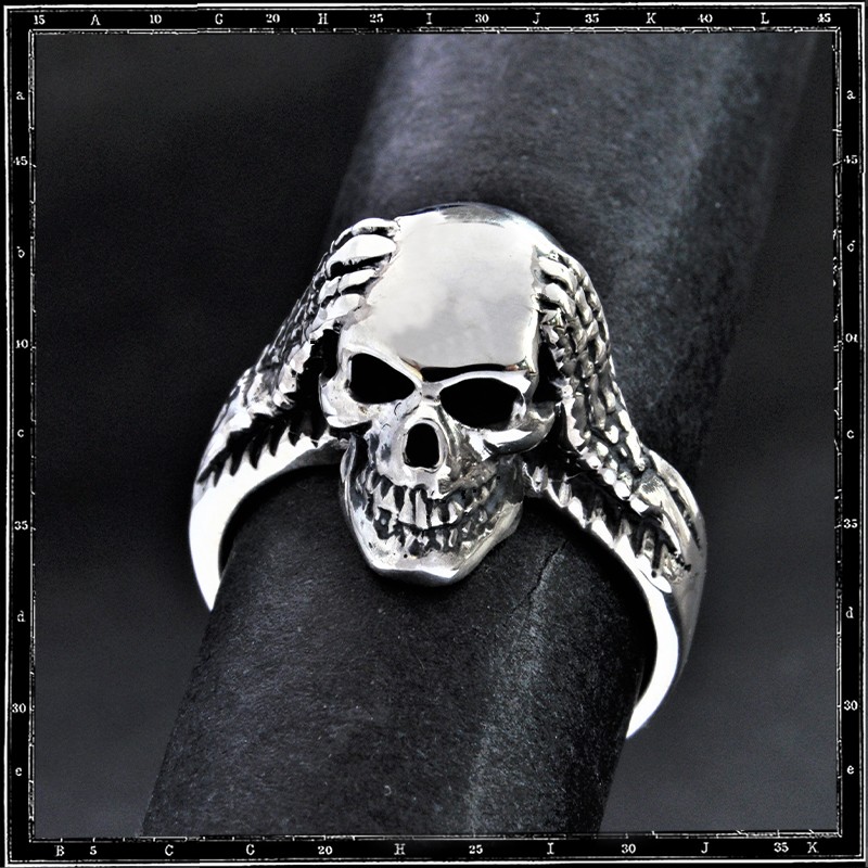 KAMIKAZE SKULL RING