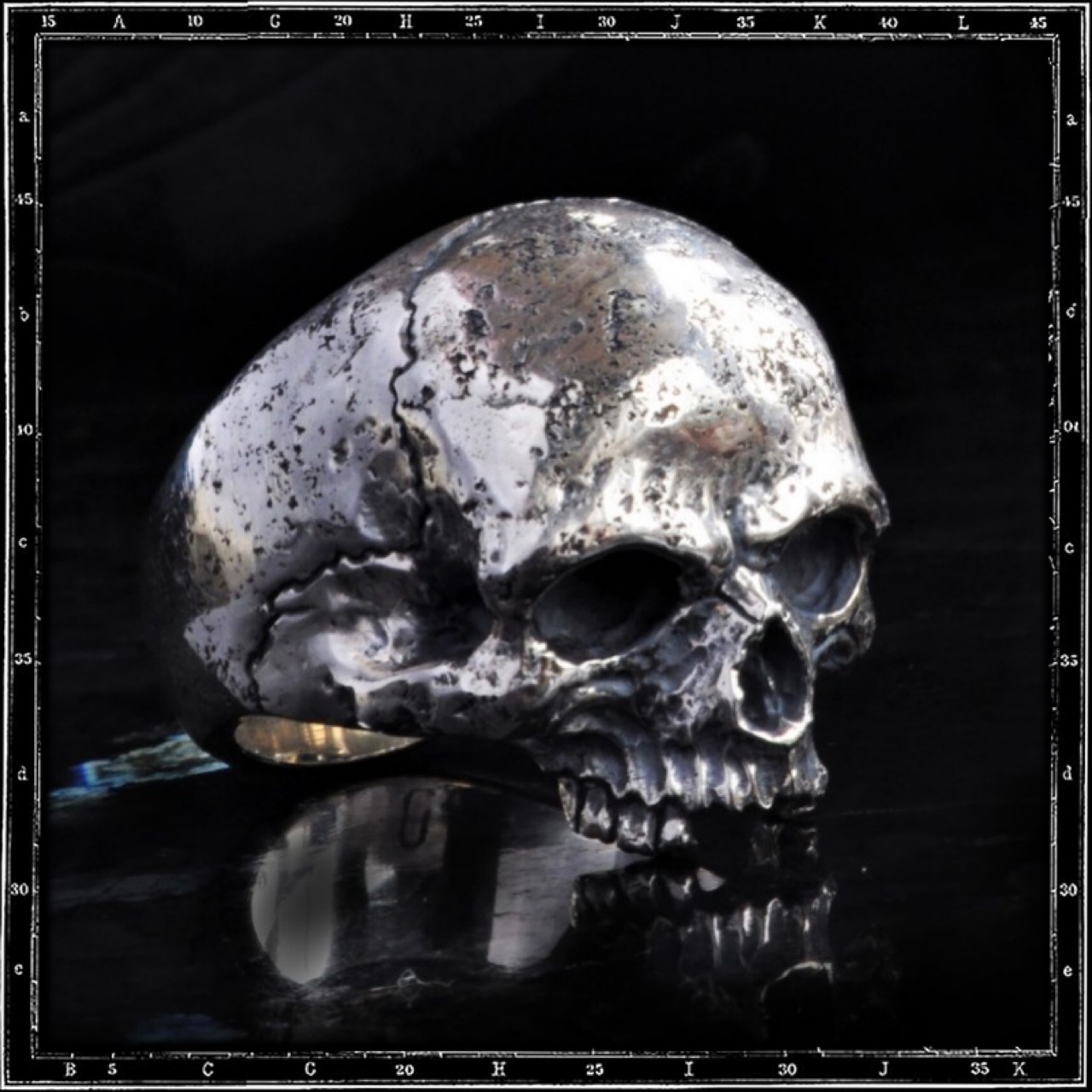 XX OSSUARY SKULL RING - MEDIUM