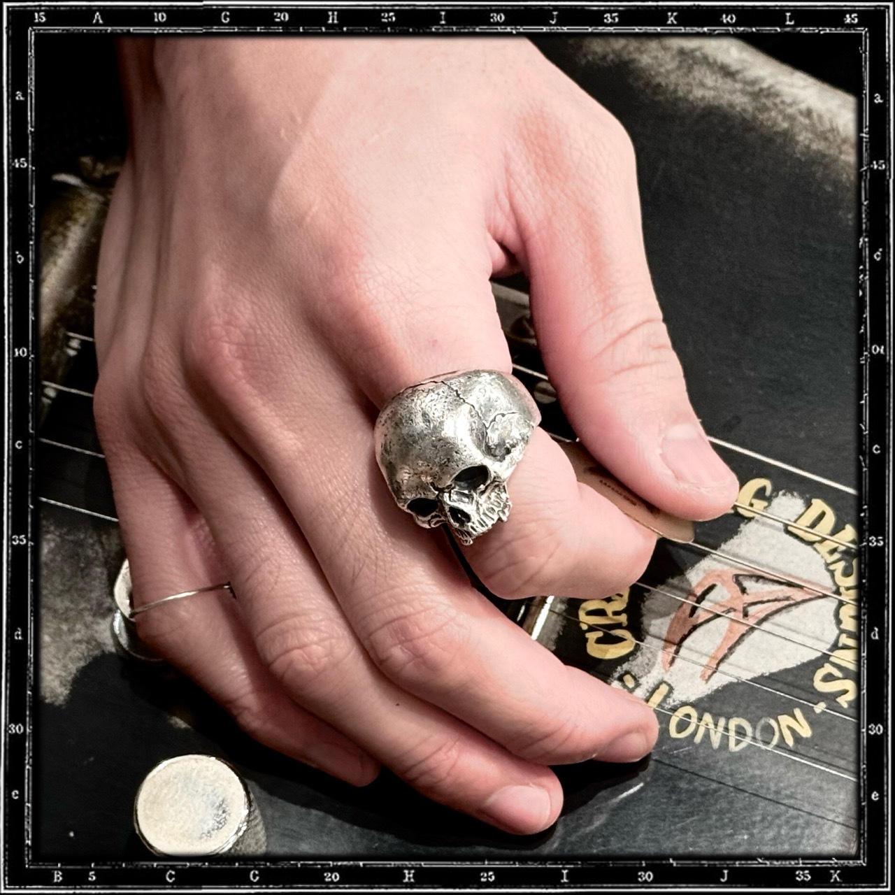 XX OSSUARY SKULL RING - MEDIUM