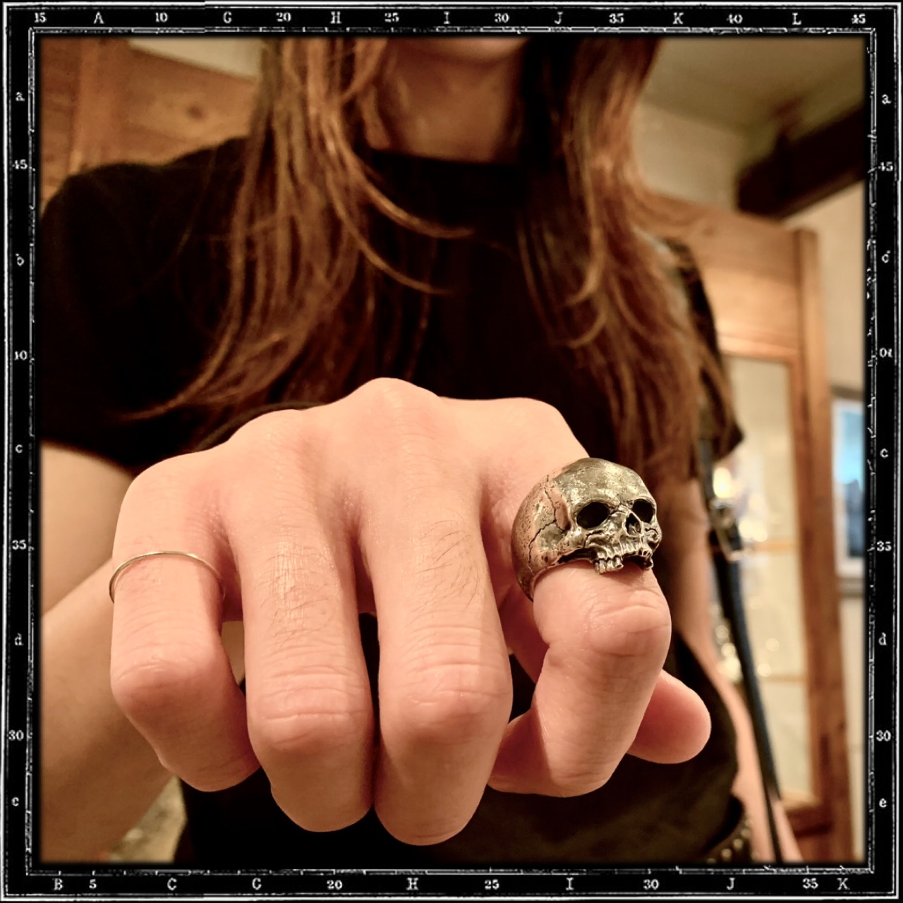 XX OSSUARY SKULL RING - MEDIUM