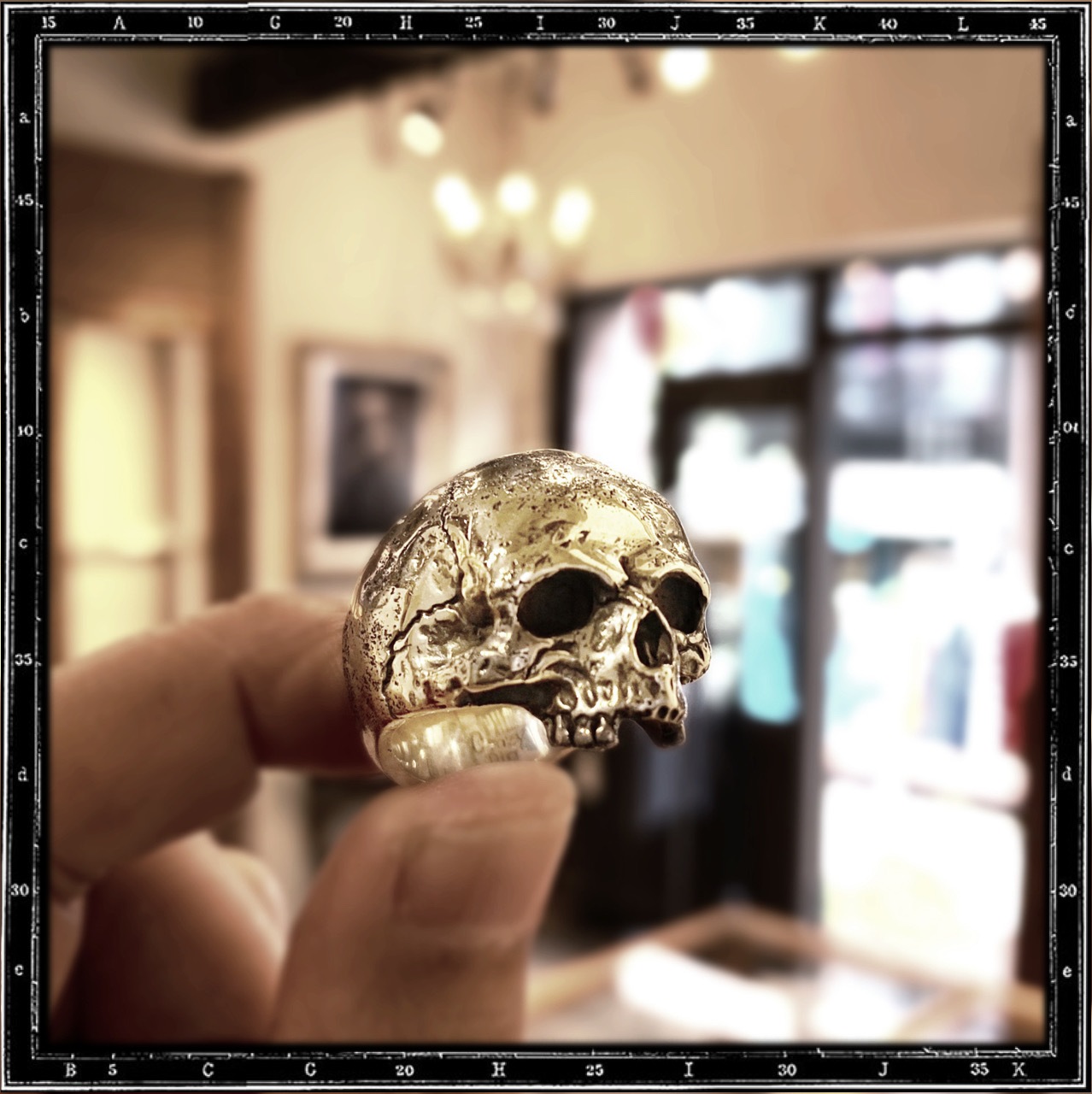XX OSSUARY SKULL RING - MEDIUM