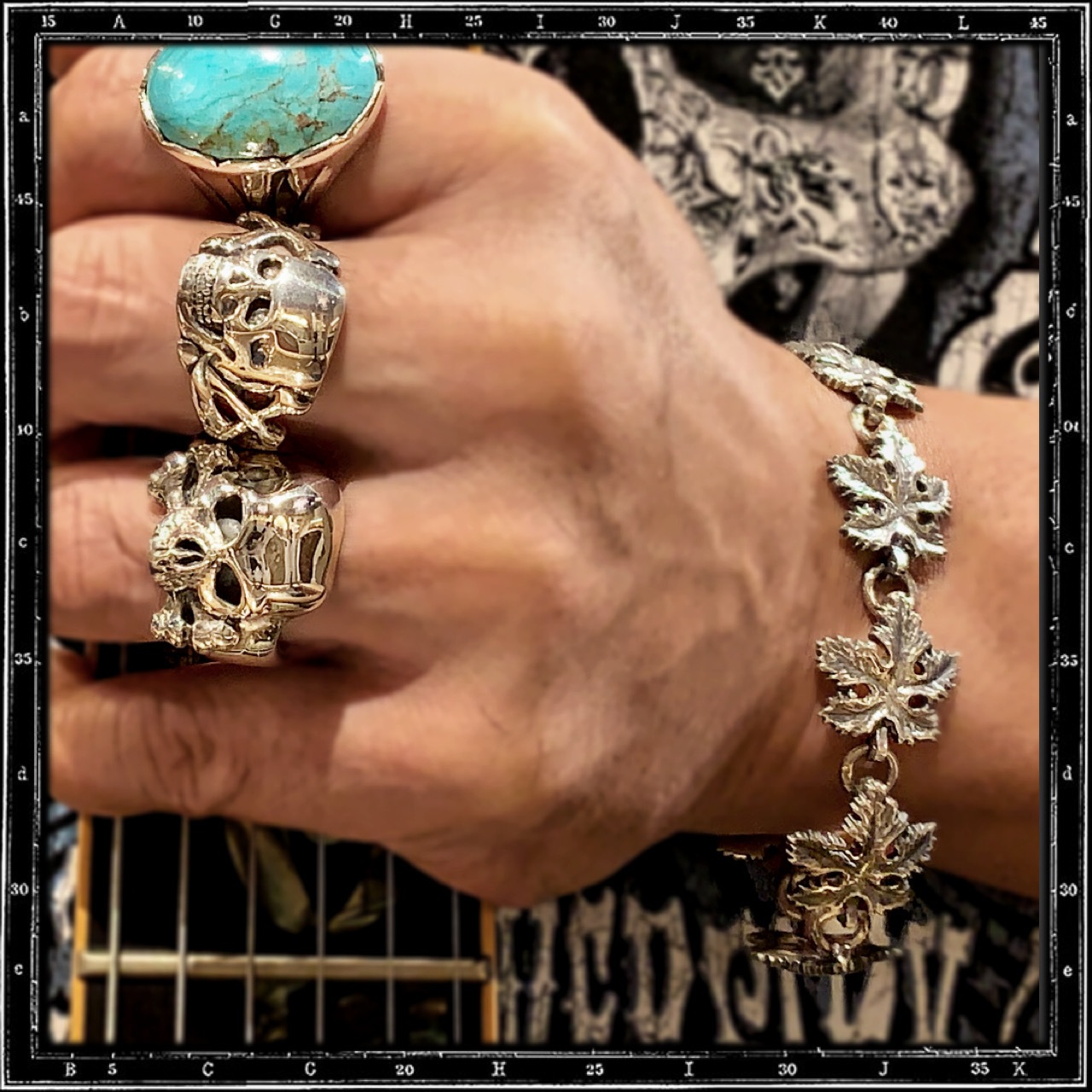 VINE LEAF LINK BRACELET