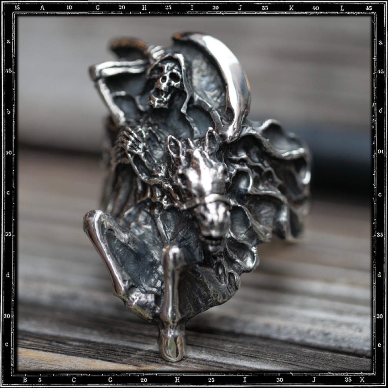 DEATH DEALER GRIM REAPER RING