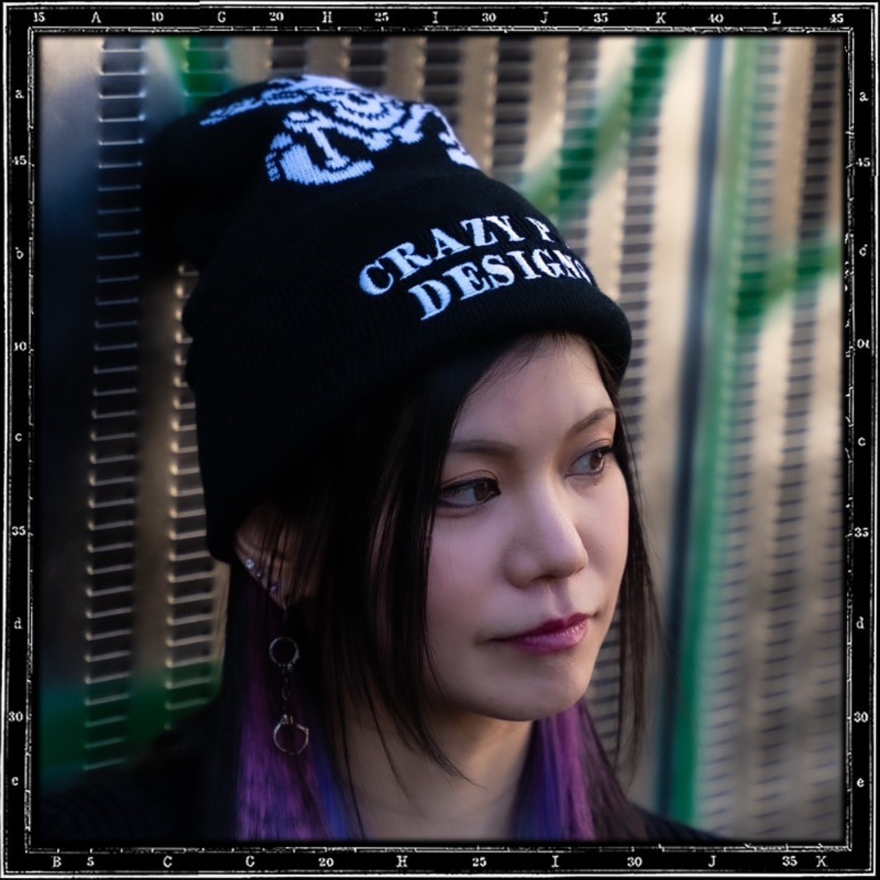 CRAZY PIG BLACK BEANIE CAP