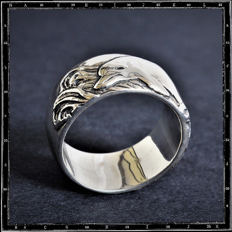 DOLPHIN BAND RING
