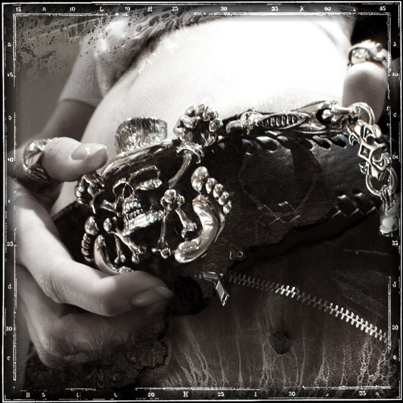 MASCOT SKULL BELT BUCKLE