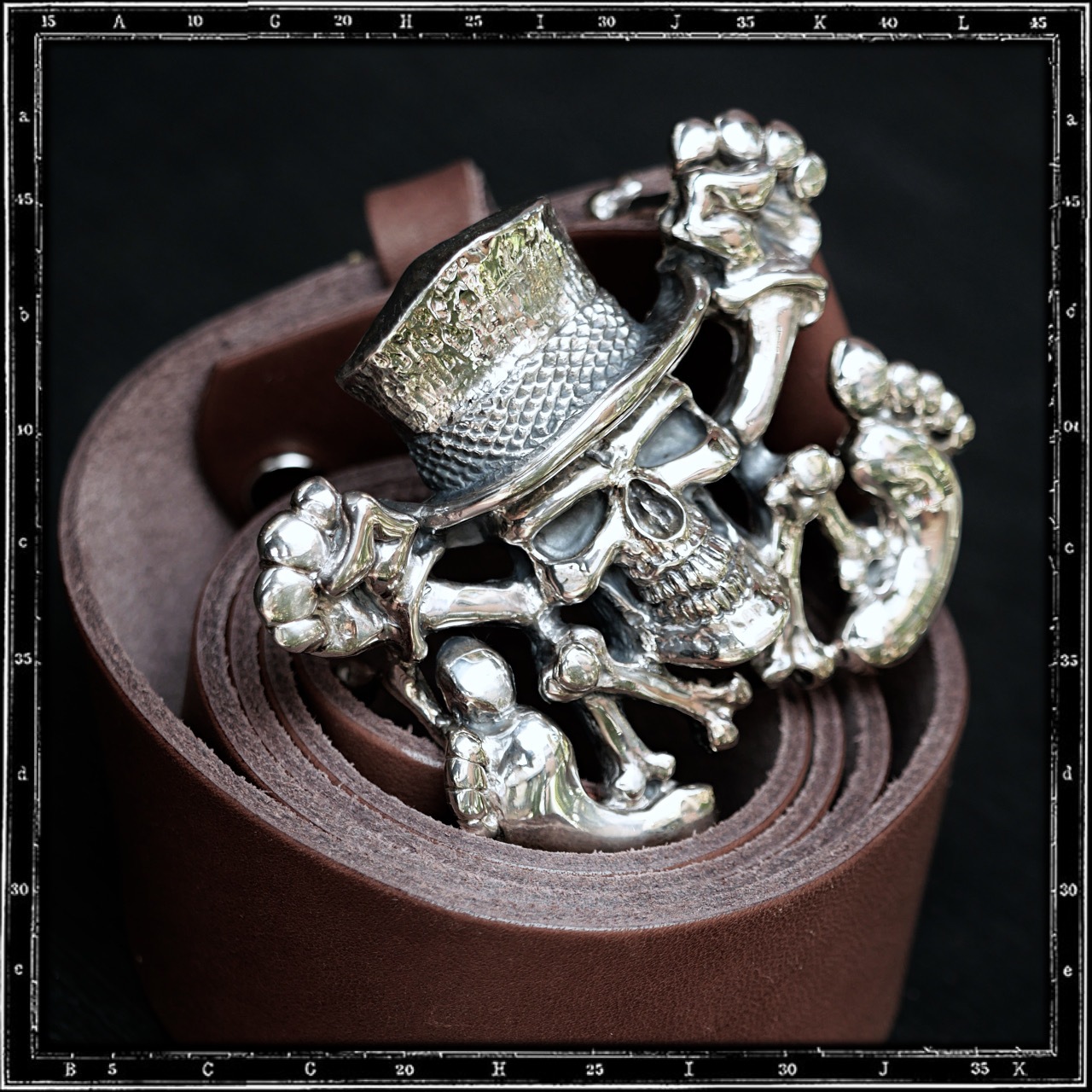 MASCOT SKULL BELT BUCKLE
