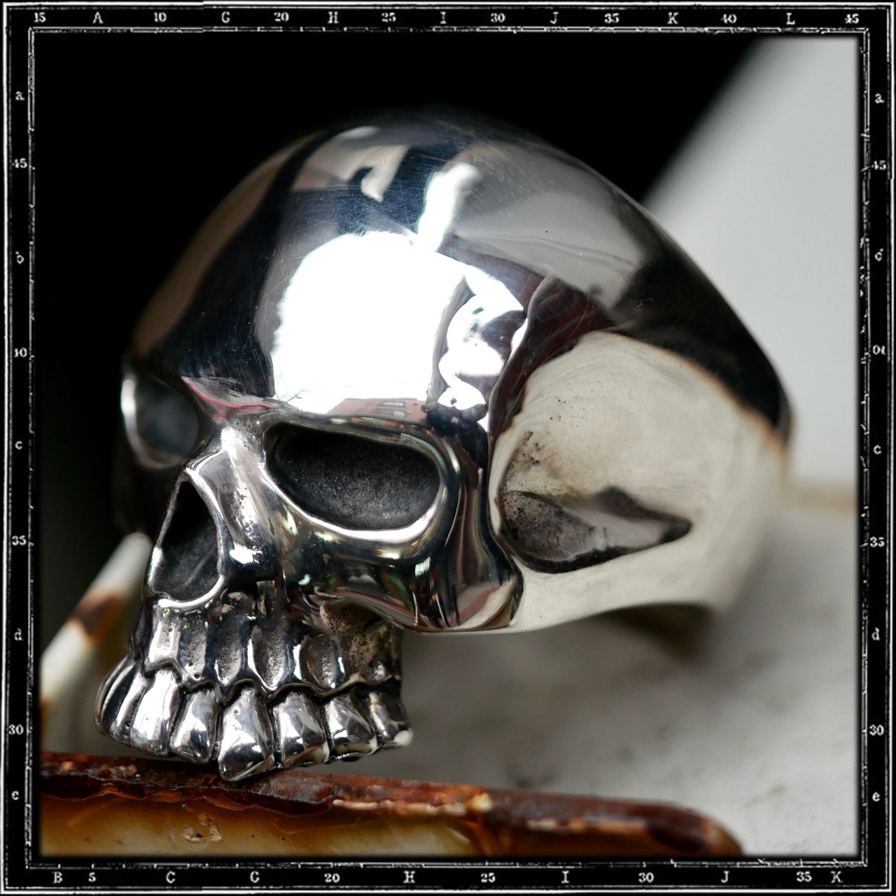 EVIL SKULL RING - XL | クレイジーピッグ公式オンラインストア リング