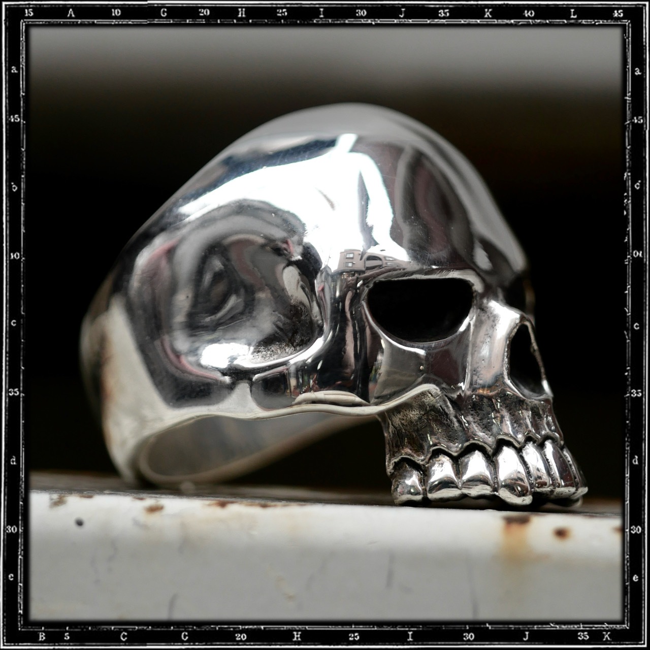 EVIL SKULL RING - XL