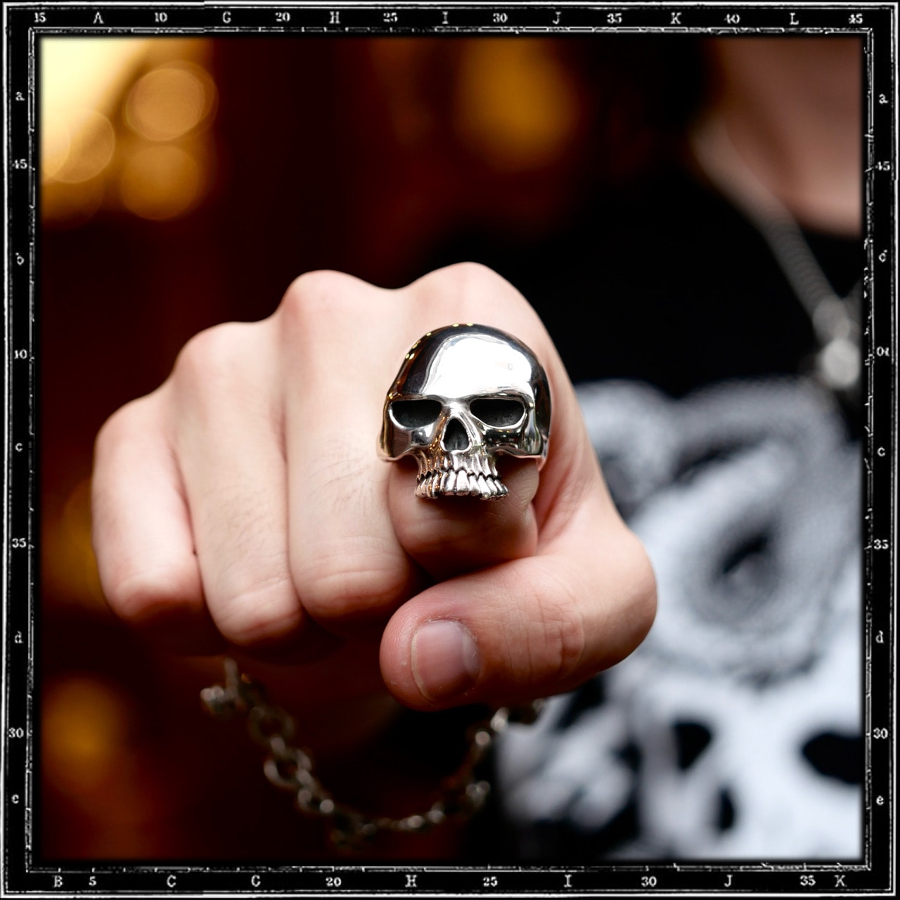 EVIL SKULL RING - XL | クレイジーピッグ公式オンラインストア リング